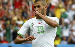 Slimani xuất sắc nhất trong chiến thắng của Algeria