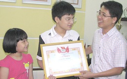 Khen thưởng vận động viên Nguyễn Anh Khôi