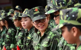 100 chiến sĩ nhí tham gia "Học kỳ trong quân đội"
