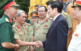 Chủ tịch nước gặp cựu chiến binh Vị Xuyên