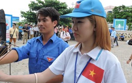 Thanh niên Việt kiều ra Lý Sơn cùng "Biển đảo quê hương tôi"
