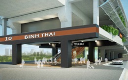 Xây dựng nhà ga metro Bình Thái