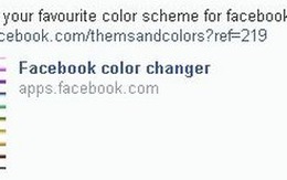 Cẩn trọng ứng dụng "đổi màu Facebook"