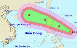 ​Bão gần biển Đông đang mạnh lên