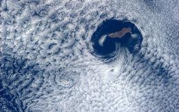 Ảnh mây đẹp lạ thường nhìn từ Trạm không gian quốc tế