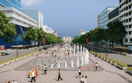 ​Động thổ xây dựng quảng trường đường Nguyễn Huệ