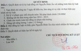 ​Cảnh cáo giáo viên lên lớp sau khi uống rượu say