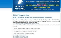 Đăng bài "...cấm yêu con gái Hải Phòng", VNPT An Giang bị phạt