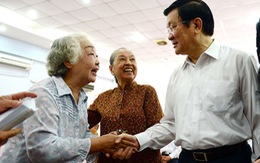 ​Chủ tịch nước Trương Tấn Sang: Ủng hộ công khai tài sản của cán bộ
