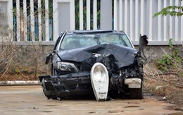 Cận cảnh vụ CSGT lái xe BMW gây tai nạn kinh hoàng
