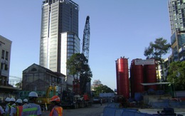 Bắt đầu xây tầng hầm ga metro Nhà hát TP.HCM sâu 36m