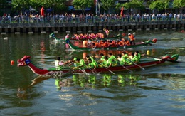 Lần đầu tiên đua thuyền trên kênh Nhiêu Lộc - Thị Nghè