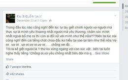 Nghi can đánh chết vợ rồi lên facebook giãi bày ra đầu thú