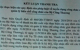 Nhiều vi phạm trong thi tuyển công chức tại Bộ Công thương