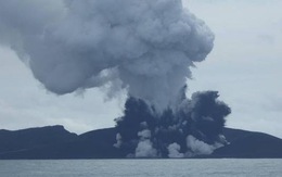 ​Đảo mới xuất hiện ở Tonga sau núi lửa phun