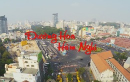 Xem clip đường hoa Sài Gòn quay bằng flycam