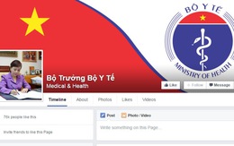 Bộ trưởng Bộ Y tế tiếp nhận thông tin qua Facebook