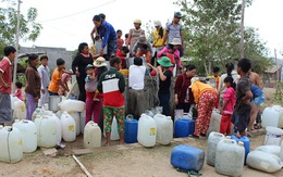 Hạn đến sớm, dân Ninh Thuận ​thiếu nước