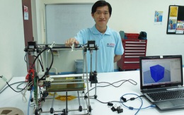 ​Sinh viên chế tạo máy in 3D