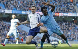 Manchester City thắng dễ 10 cầu thủ West Brom