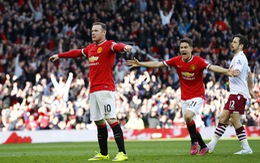 Rooney lập siêu phẩm, M.U đá bại Aston Villa 3-1