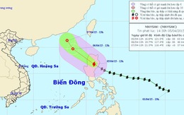 Bão Maysak suy yếu thành áp thấp nhiệt đới