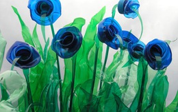 Kinh ngạc "tác phẩm nghệ thuật" nhựa tái chế