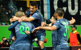 Thắng đậm Wolfsburg, Napoli đặt chân vào bán kết Europa League