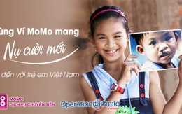 Ủng hộ phẫu thuật nụ cười cho trẻ em qua MoMo