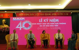 Báo Sài Gòn Giải Phóng kỷ niệm 40 năm ngày ra số đầu tiên