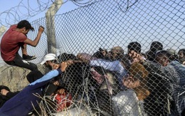 Người tị nạn Syria vượt rào thép gai qua Thổ Nhĩ Kỳ
