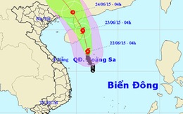 Bão số 1 hướng vào Trung Quốc