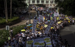 Người Hong Kong rồng rắn biểu tình đòi quyền bầu cử