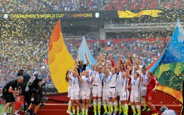 Thắng đậm Nhật 5-2, tuyển nữ Mỹ lập hat-trick vô địch World Cup