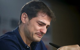 Casillas bật khóc khi chia tay Real Madrid