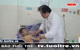 Cứu bệnh nhi bị vỡ tá tràng