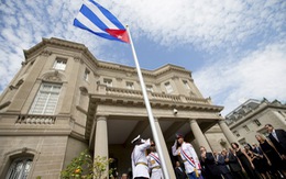 Lễ kéo quốc kỳ Cuba ở thủ đô Mỹ