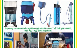 Lọc nước Lifestraw (Thụy Sĩ) – “Nước sạch cho cộng đồng, phòng chống dịch bệnh..."