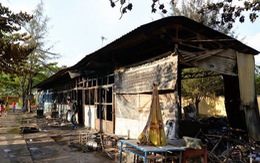 Cháy trường tiểu học, căn tin và phòng thư viện bị thiêu rụi