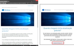 ​Giả mạo trang cài đặt Windows 10 tấn công người dùng