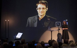 Edward Snowden được trao giải thưởng về tự do ngôn luận