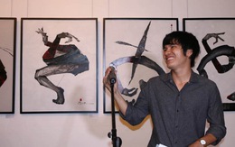Triển lãm tranh của nhà văn trẻ Lê Minh Phong
