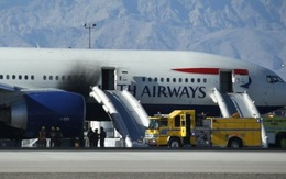 Máy bay British Airways chở 172 người bốc cháy ở Las Vegas