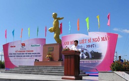 Khánh thành tượng đài anh hùng Ngô Mây tại Bình Định