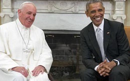 ​Giáo hoàng hội đàm với ông Obama tại Phòng Bầu Dục