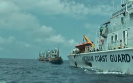 Áp giải 3 tàu cá Thái Lan ra khỏi vùng biển Việt Nam