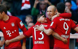 Bayern Munich thắng trận thứ 1.000 tại Bundesliga