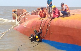 Chìm tàu trên sông Soài Rạp: đã vớt được 2 thi thể thuyền viên