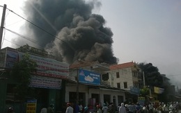 ​Nghệ An: Cháy lớn tại cửa hàng sửa chữa xe máy