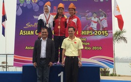 Trương Thị Phương giành HCV canoeing châu Á